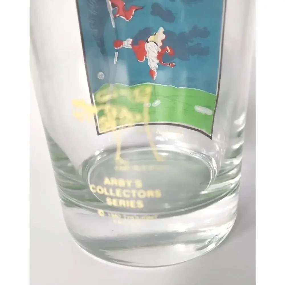 1982 Thought Factory Gary Patterson Dedication Arby's Collectors Series GlassU94